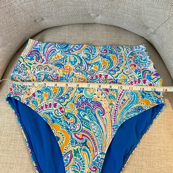 High Waisted Bathing Suit Bottom - Sunsets - Picture 4 of 9